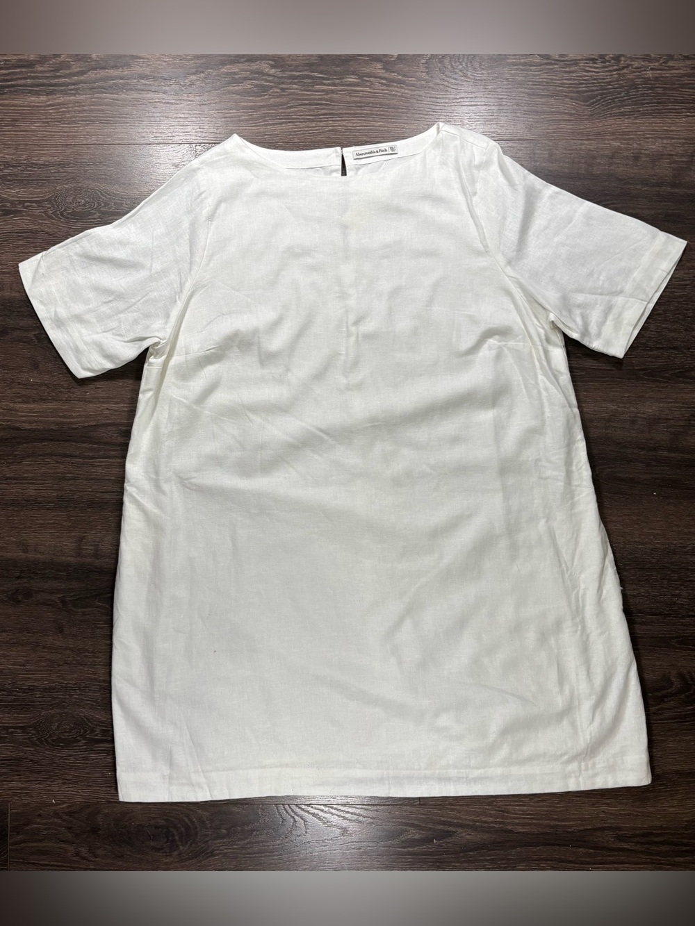 Abercrombie & Fitch White Shift Tunic Dress Size XXLT